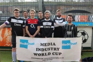 UKTV's FC Dave five-a-side team