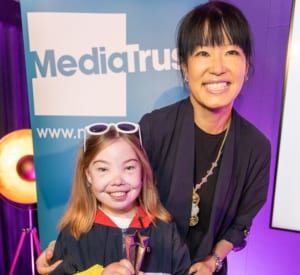Bella with Media Trust CEO, Su-Mei Thompson
