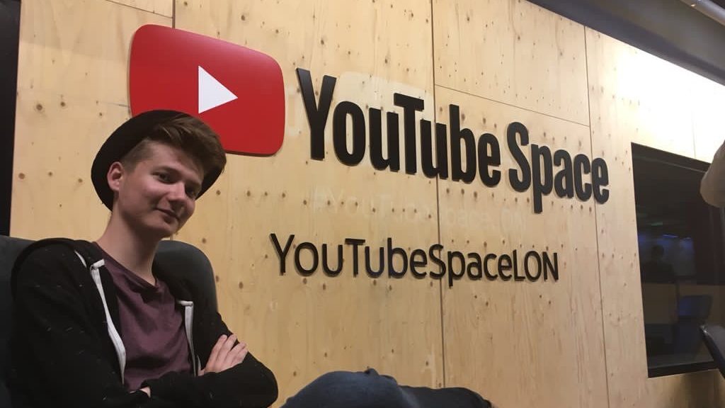 Global Academy Student, Ryan Williams visits YouTube for a production day as a 2018 finalist