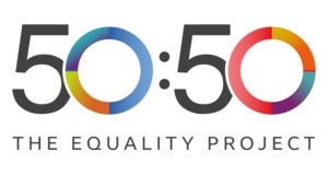 50:50 The Equality Project logo