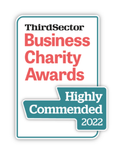 ThirdSector Business Charity Awards Highly Commended 2022.
