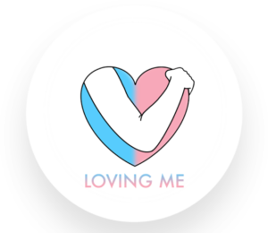 Loving Me logo.