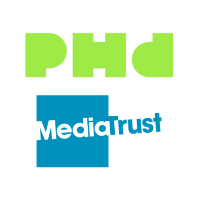 PHD and Media Trust logos.