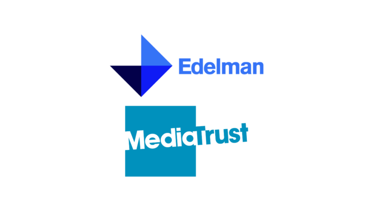 Edelman and Media Trust logos