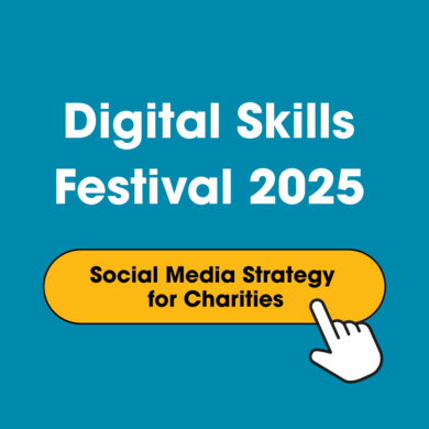 Digital Skills Festival 2025 Social Media Strategy for Charities Cursor hand icon