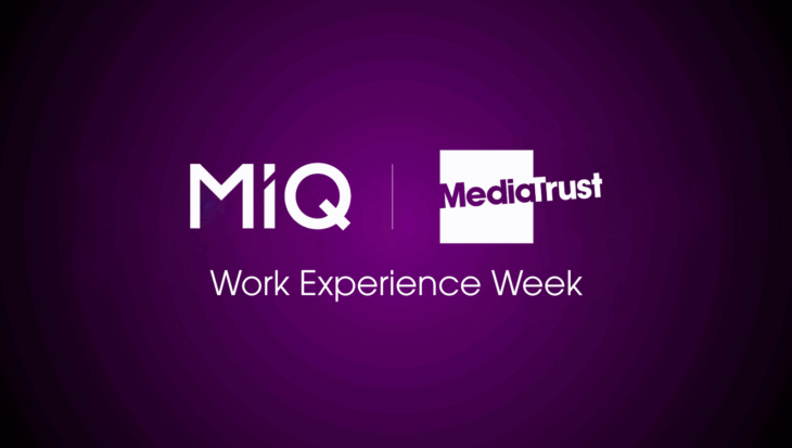 MiQ and Media Trust logos Work Experience Week