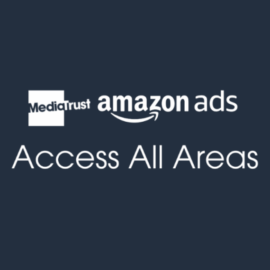 Media Trust and Amazon Ads logos Access All Areas