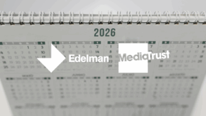 2026 year calendar Edelman and Media Trust logos