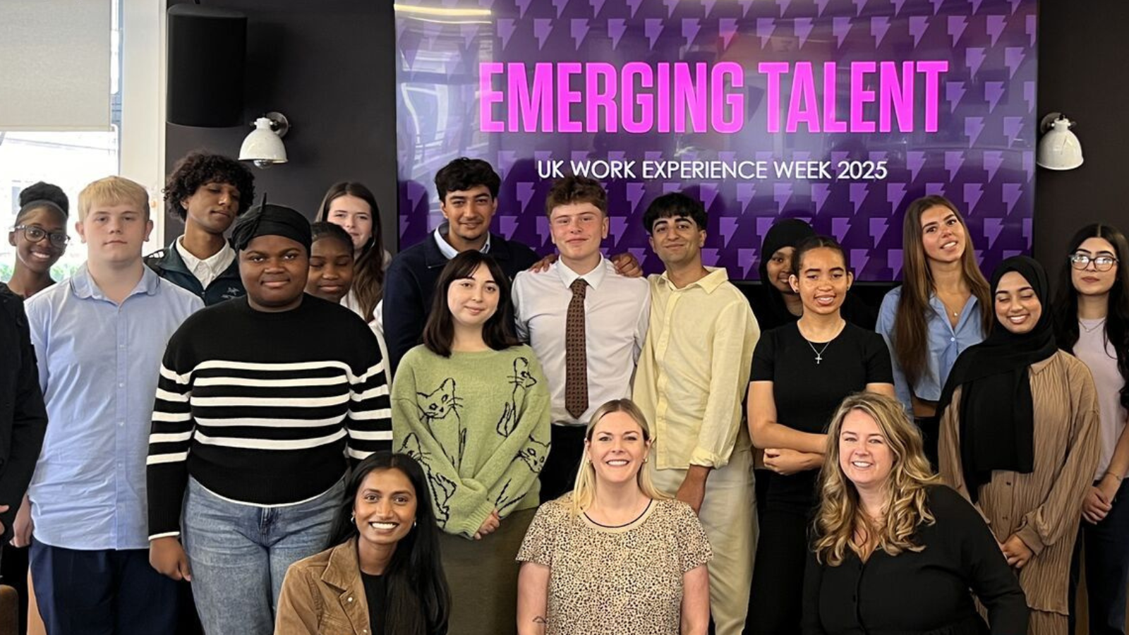 Participants at our MiQ and Media Trust Work Experience Week in 2025