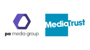 Media Trust and PA Media Group Logos
