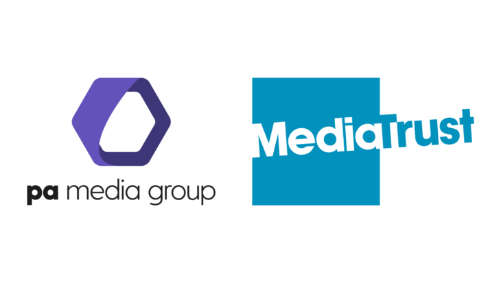 Media Trust and PA Media Group Logos