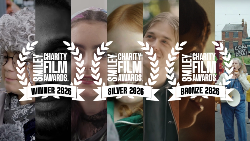 A collage showing stills from the 7 winning films, overlayed with laurels for ‘Winner 2026’, ‘Silver 2026’ and ‘Bronze 2026’