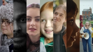 A collage showing stills from the 7 winning films