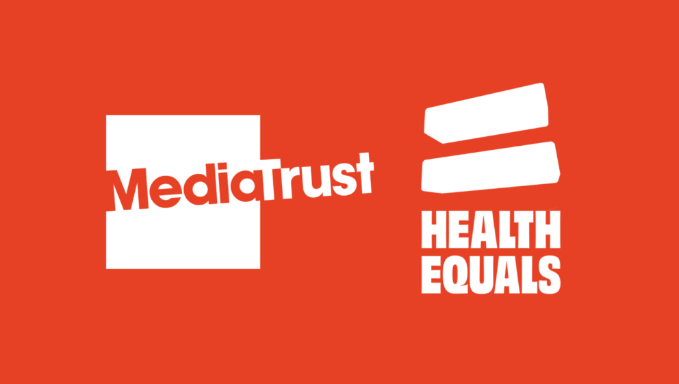 Media Trust and Health Equals logos